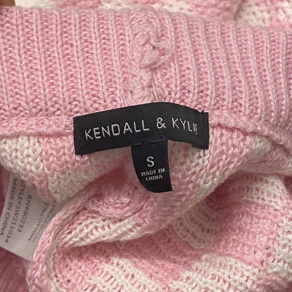 pacsun pink and white crochet shorts - Picture 2 of 2